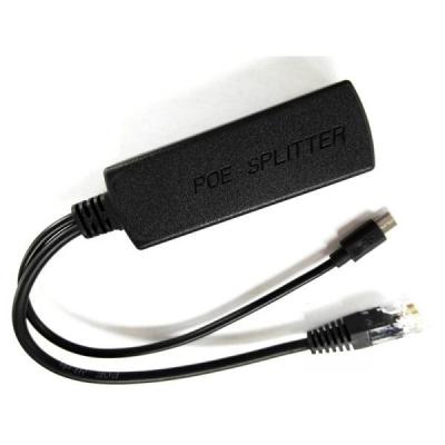China 10/100/1000M 5V 2A PoE Splitter con porta Micro USB for sale