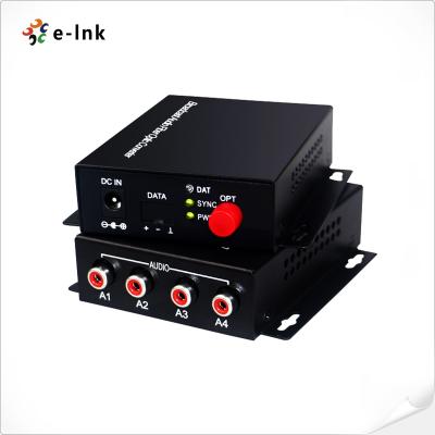 China 섬유 광 변환 장치 에 4Ch RCA 오디오 for sale
