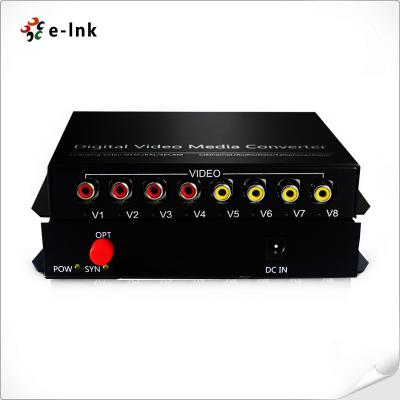 China audio bidirezionale di 4Ch RCA sopra il convertitore ottico della fibra for sale