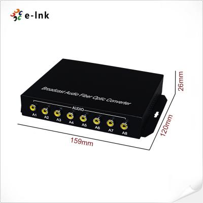 中国 繊維の光学コンバーター上の8Ch RCAの音声 販売のため