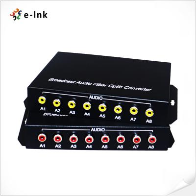 中国 繊維の光学コンバーター上の8Ch RCAの音声 販売のため