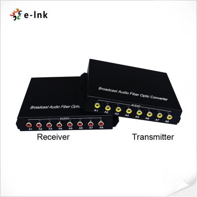 中国 繊維の光学コンバーター上の8Ch RCAの音声 販売のため