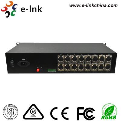 China Multiplexor della fibra di radiodiffusione di 1~16 XLR audio for sale