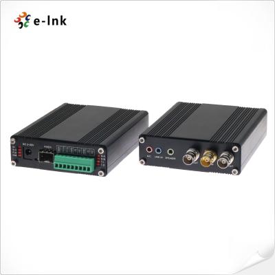中国 1Ch 2方向 3G-SDI ループアウト + 1Ch タリー + 2Ch 2方向 RS485 または RS422 + 2Ch ステレオオーディオ + 1Ch マイクロフォン ファイバー変換器 販売のため