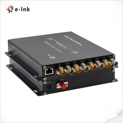 China 4-Kanaals 3G-SDI Glasvezelconverter met Ethernet Te koop