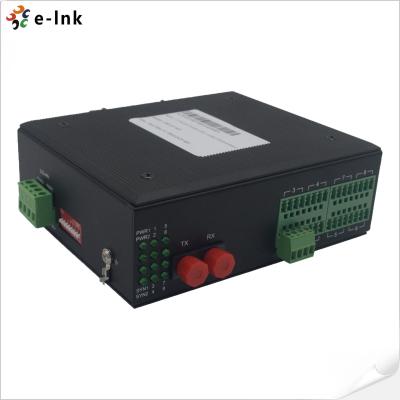 中国 インダストリアル DIN-Rail 1~16Ch ファイバーコンバーターによるコンタクト閉塞 販売のため