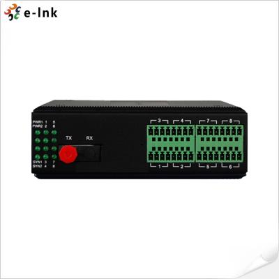 中国 インダストリアル DIN-Rail 1~16Ch ファイバーコンバーターによるコンタクト閉塞 販売のため