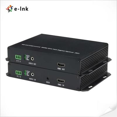 中国 HDMI光ファイバーエクステンダーでオーディオとビデオシステムをアップグレード 入力電圧DC 12V 温度 -5℃～75℃ 販売のため