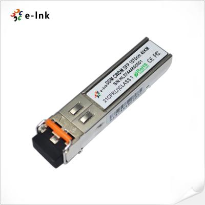 中国 3G-SDI CWDM 1270~1610nm 40km デジタルビデオ SFP オプティカルトランシーバー (MSA) 販売のため
