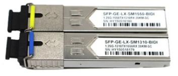 China 1.25Gbps SFP Bi-Directional Transceiver, 60km di portata 1490nm TX / 1550nm RX for sale