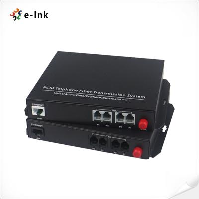 China Multiplexer telefonico su fibra ottica a 4 canali POTS (FXO/FXS) for sale