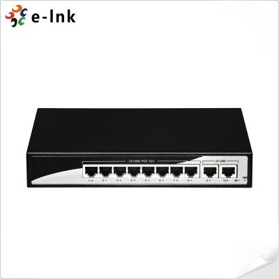 Chine Commutateur Ethernet à liaison montante à 8 ports 10/100BASE-T PoE et 2 ports 100BASE-T à vendre