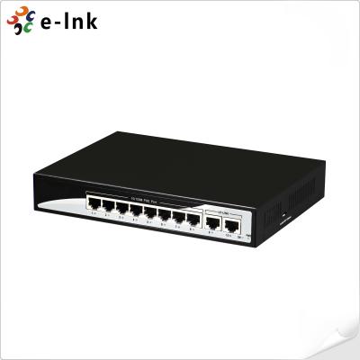Chine Commutateur Ethernet à liaison montante à 8 ports 10/100BASE-T PoE et 2 ports 100BASE-T à vendre