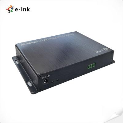 中国 1Ch 1080P DVI + 1Ch USB KVM + 1Ch RS232 + 1Ch ビディ ステレオ オーディオ + 1Ch GPIO ファイバー エクステンダー 販売のため