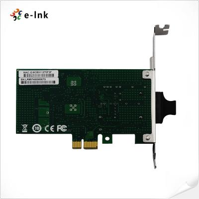 Chine Adaptateurs réseau PCI-Express Fast Ethernet Fibre (basés sur Intel 82574) à vendre