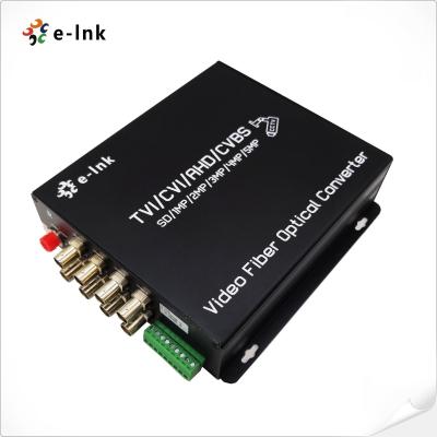 China 8Ch 5MP HD-AHD/HD-CVI/HD-TVI/CVBS 4-in-1 Video Fiber Converter for sale