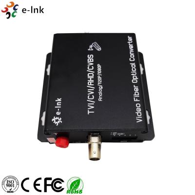 China 1Ch HD-AHD/HD-CVI/HD-TVI/CVBS 4-in-1 Video Fiber Converter for sale