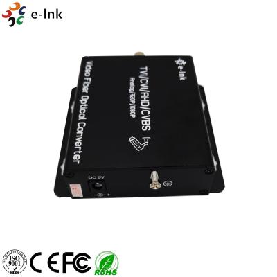 China 1Ch HD-AHD/HD-CVI/HD-TVI/CVBS 4-in-1 Video Fiber Converter for sale