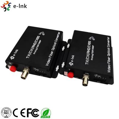 China 1Ch HD-AHD/HD-CVI/HD-TVI/CVBS 4-in-1 Video Fiber Converter for sale