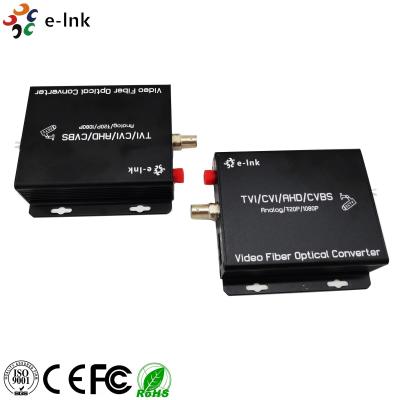China 1Ch HD-AHD/HD-CVI/HD-TVI/CVBS 4-in-1 Video Fiber Converter for sale