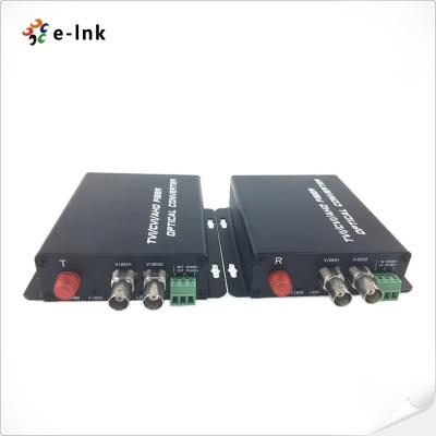 China 2Ch HD-AHD/HD-CVI/HD-TVI/CVBS 4-in-1 Video Fiber Converter for sale