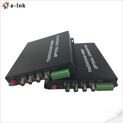 China 4Ch HD-AHD/HD-CVI/HD-TVI/CVBS 4-in-1 Video Fiber Converter for sale