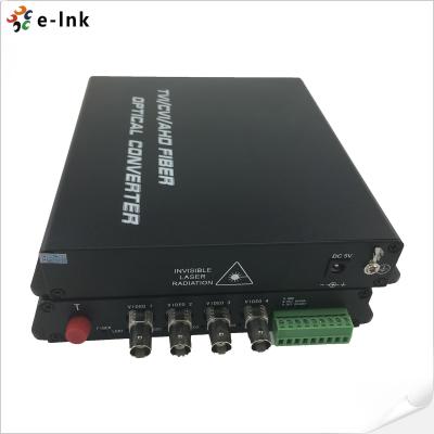 China 4Ch HD-AHD/HD-CVI/HD-TVI/CVBS 4-in-1 Video Fiber Converter for sale