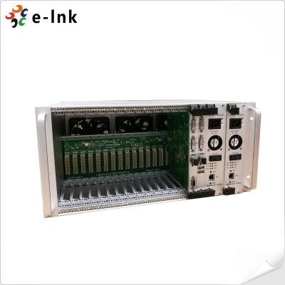 China Fiber Optical Converter 5U Rack Mount 4K DVI KVM Video Over Fiber Extender for sale