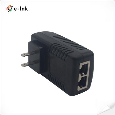 China 12VDC 1.5A 18W POE Injector Supports 10/100M or 10/100/1000M LAN environment for sale