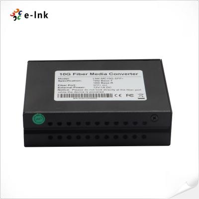 China Mini 10G/5G/2.5G/1G/100M Copper to 10GBASE-X SFP+ Media Converter for sale