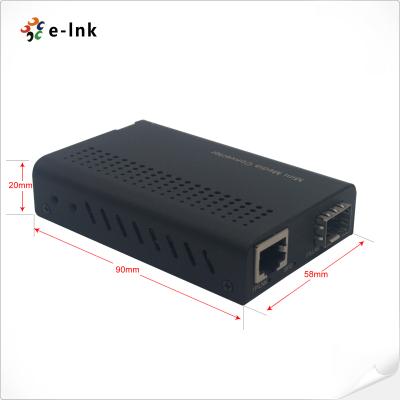 China Mini 10/100Base-TX to 100Base-SFP Media Converter for sale