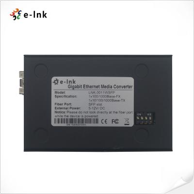 China Mini 10/100Base-TX to 100Base-SFP Media Converter for sale