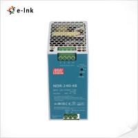 China 240w/48v Industrial Din Rail Fiber Optic Accessories Meanwell Power Supply for sale