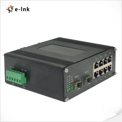 China Kleine Unmanaged industrielle Port-Ethernet 12v trieb PoE-Schalter-8 an zu verkaufen