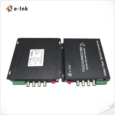 中国 4Ch 5MP繊維のビデオ送信機の受信機HDのビデオ光学コンバーター 販売のため