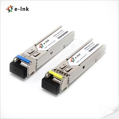 Chine Émetteurs-récepteurs optiques de duplex de SFP LC de fibre que l'on peut brancher chaude du module 1.25Gb/S 40KM CWDM à vendre