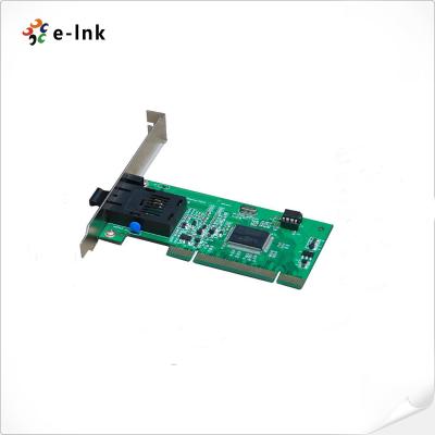 Chine Accessoires optiques de fibre de duplex d'ODM 100M Gigabit PCI-E LAN Card 1310nm à vendre