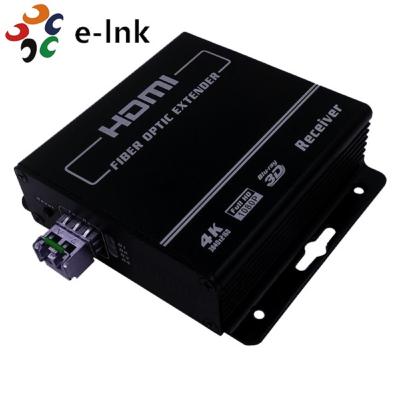 China Fiber Converter 60KM 4K HDMI Video Fiber Optical Extender Over Ethernet With EDID for sale