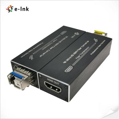 중국 80km 마이크로 HDMI 광섬유 연장기 HDMI Usb 연장기 1.4a 영상 신호 판매용