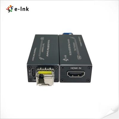 China Mini fibra 4K al suplemento de HDMI con el transmisor-receptor óptico HD del puerto de SFP en venta