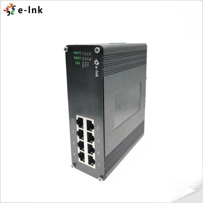 China 8 Port Industrial Unmanaged Din Network Switch 10/100BASE-T for sale