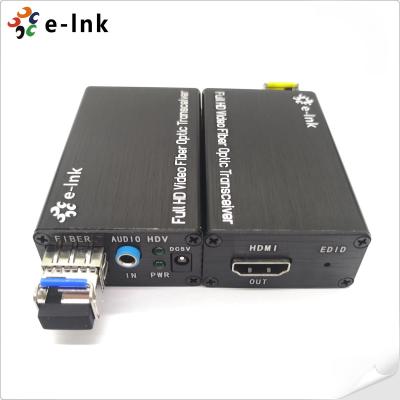 China Optische HDMI-Vezelvergroting over Ethernet met Externe Stereoaudio Te koop