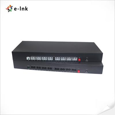 China Accessories Analog Telephone to F/O Converter: 16-Ch Telephone lines (FXO & FXS) for sale
