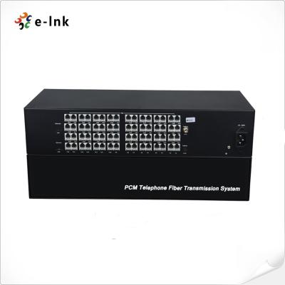China F/O FXO FXS Analog Fiber Optic Accessories Telephone Line Converter 64Ch for sale
