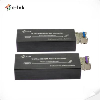 中国 マルチモード・ファイバ80km上の1.4a HDCP1.2 4kの繊維光学HDMIのエクステンダー 販売のため