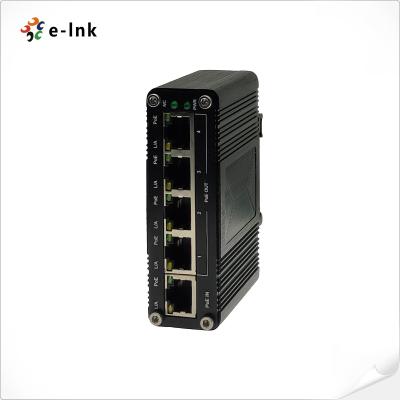 China Industrial 10/100/1000Mbps PoE Extender with 1-Port In & 4-Port Out for sale