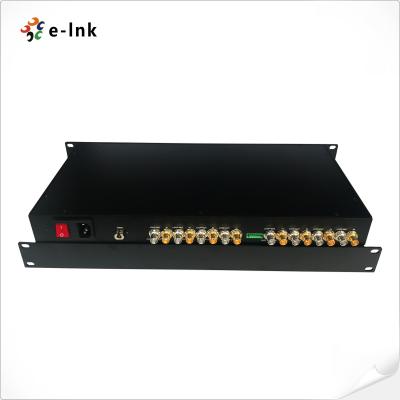 China 8 vídeo del canal 1080P 3G-SDI sobre tamaño del convertidor 1U de la fibra en venta