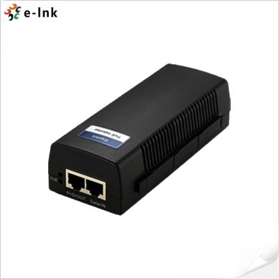 China Gigabit PoE Injector Adapter IEEE802.3at 30W Plastic Case for sale