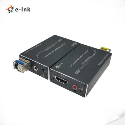 China 10.3Gbps HDMI Fiber Extender No delay With 3.5mm External Audio for sale
