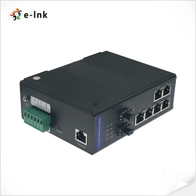 China Rugged Industrial PoE Switch 4 Port 1000t 802.3bt Poe + 2 Port 1000t + 2 Port 1000X SFP for sale